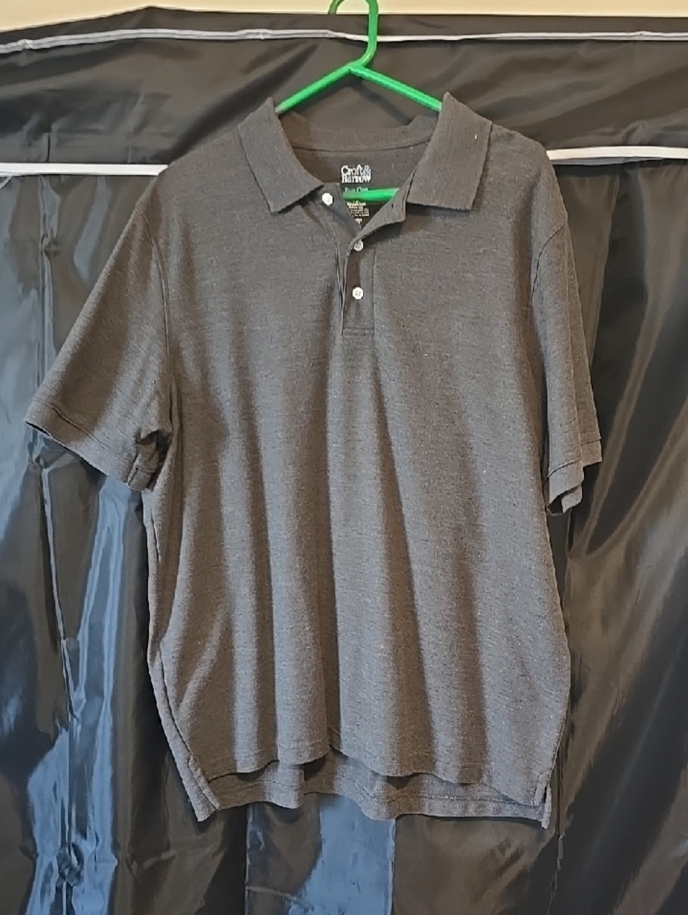 croft & barrow Men's Heather Gray Polo